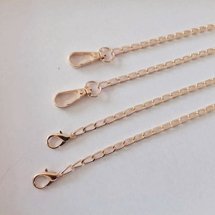 Luggage hardware diy handmade bag chain metal chain 1.6 light gold NK chain shoulder strap bag chain spot wholesale