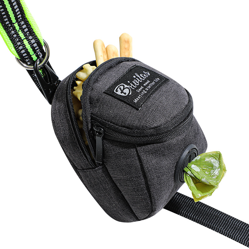 Cross-border dog walking bag dog excrement bag explosion simple pet stool bag outdoor dog walking snack bag pet garbage bag