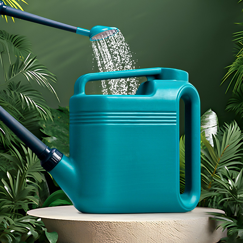 Large Capacity long mouth watering kettle household plastic gardening watering pot for watering flowers and vegetables