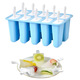 Ice cream mold 10 even blue