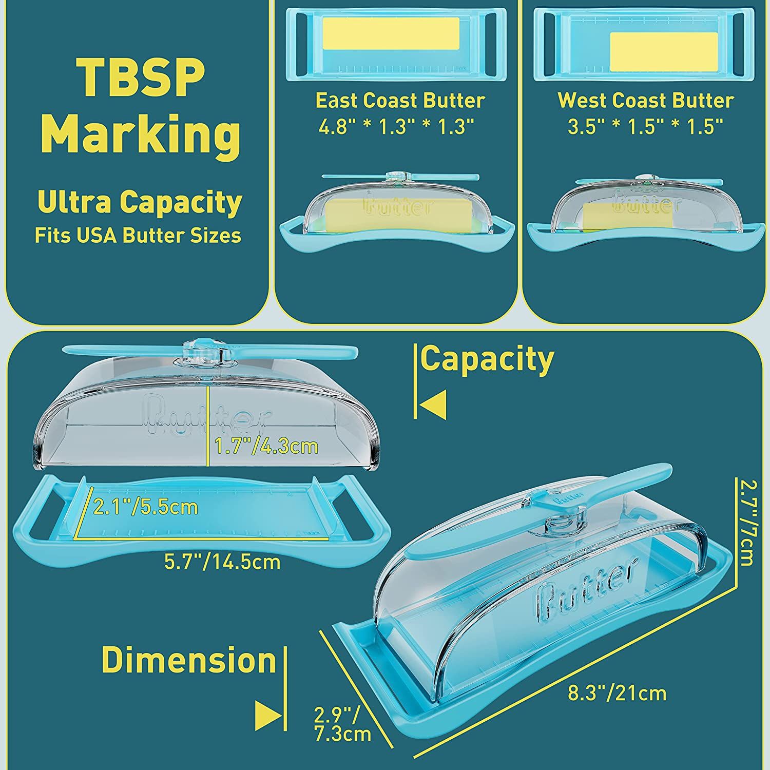 Amazon Creative European-style butter dish abs creative western-style plastic cover butter dish home cake dish pastry box