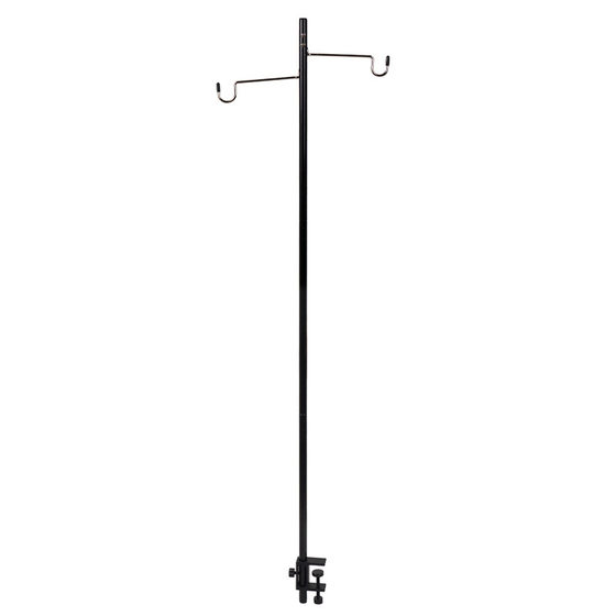 Outdoor folding lamp holder camping lamp bracket camping lamp pole desktop plug-in aluminum alloy hanging lamp rack camp hook