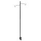 Outdoor folding lamp holder camping lamp bracket camping lamp pole desktop plug-in aluminum alloy hanging lamp rack camp hook