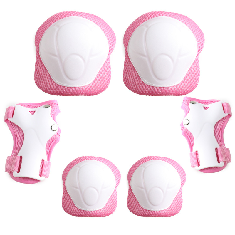 Children's skateboard roller skating balance car riding protective gear skating outdoor sports 6-piece protective anti-collision protective gear