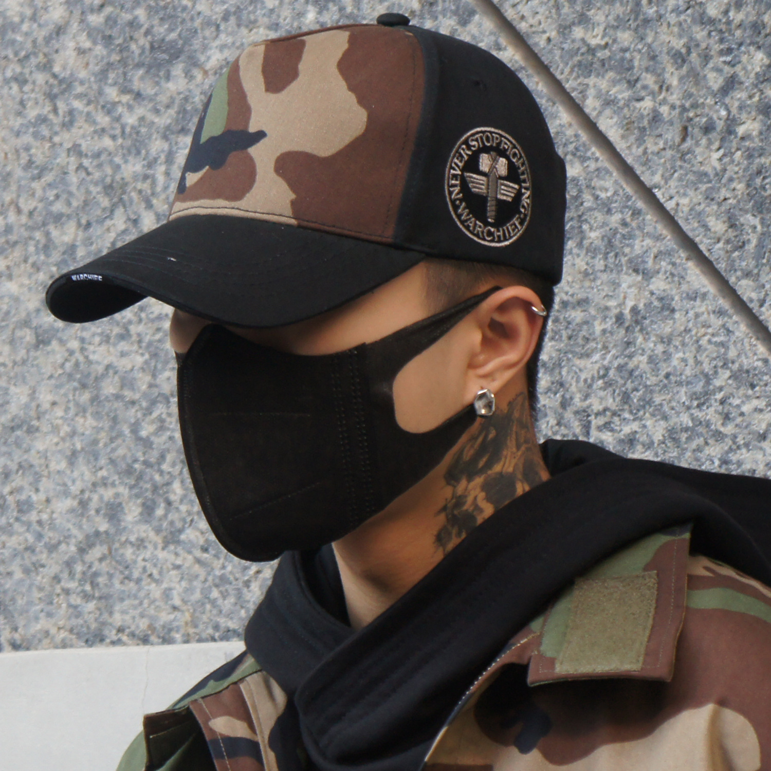 Chief WARCHIEF soft top peaked cap tactical men's and women's high-grade baseball cap sun protection casual adjustable