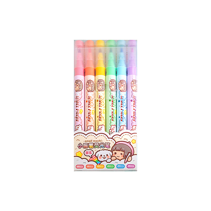 New product small potato highlighter student special marker pen key hand account special pen cute girl hand account pen