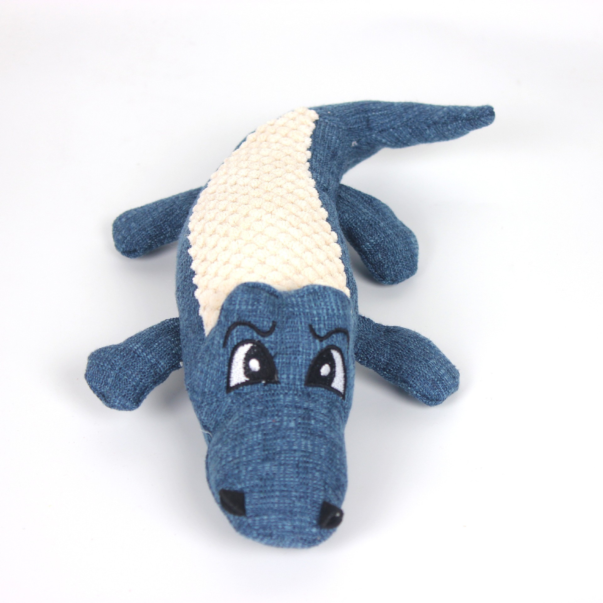 Factory direct explosive dog plush voice pet toys bite-resistant teeth grinding teeth simulation alligator toys wholesale