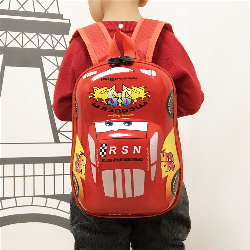 Hard Shell Kindergarten Schoolbag Toddler Bag Small Bag Children's Baby Bag 3-6 Years Old Boys and Girls Eggshell Backpack