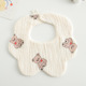 Gauze Flower Wai-Red Scarf Bear