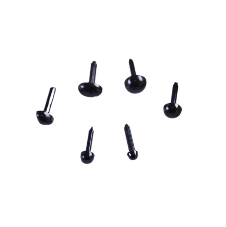 Animal Eyes Black Bean Eyes Straight Rod Toy Accessories DIY Oval Eyes In-line Animal Eyes Doll Eyes