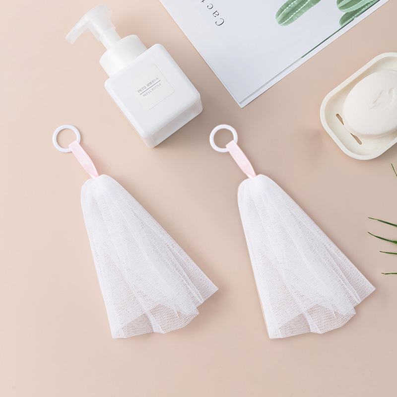Pull ring foaming net facial cleanser foaming net cleansing handmade soap soap foaming foaming net foaming bag