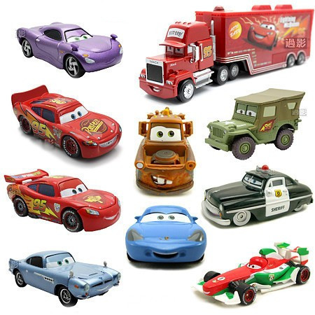 Race/Car Story 2 Alloy Toy Car Model Lightning McQueen Road Bully McQueen Mate Car King Sally