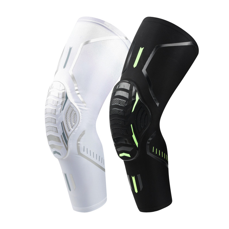 Basketball Honeycomb Anti-collision Knee Pad Professional Long Men's Training Sports Leg Pad Knee Pad Football Equipment Adult Pad