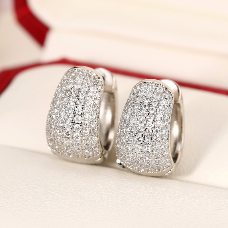 Gioielli unisex Moda moda orecchini zircone multicolore temperamento orecchini cristallo gioielli_voghion.com