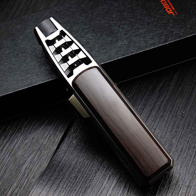 Zhongbang 588 large spray gun lighter big firepower straight metal inflatable welding gun point moxibustion cigar charcoal