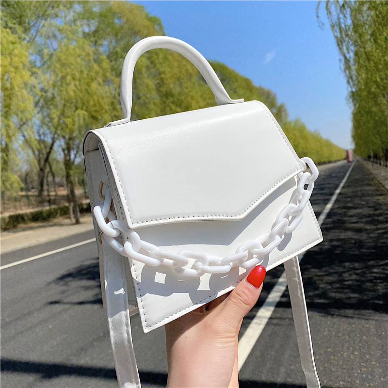 Winter New Simple Small Bag Women's Bag 2021 New Fashionable Creative Handbag Candy Shoulder Crossbody Bag