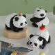 Compatible with Lego National Treasure Giant Panda Huahua Menglan Doll Puzzle Assembling Building Blocks Gift Toy Ornaments Wholesale