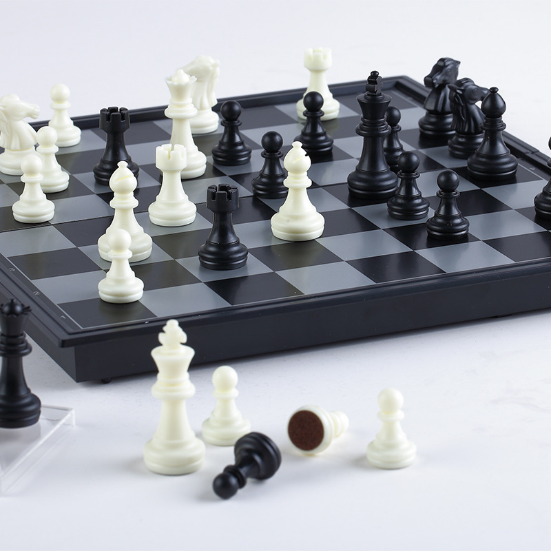 携帯型折り畳み学生児童教育磁気将棋趣味玩具屋外ゲーム将棋logoチェス|undefined