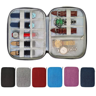 Cross-border hot-selling data cable storage bag charging cable headset charging treasure U disk mouse dial strap storage bag