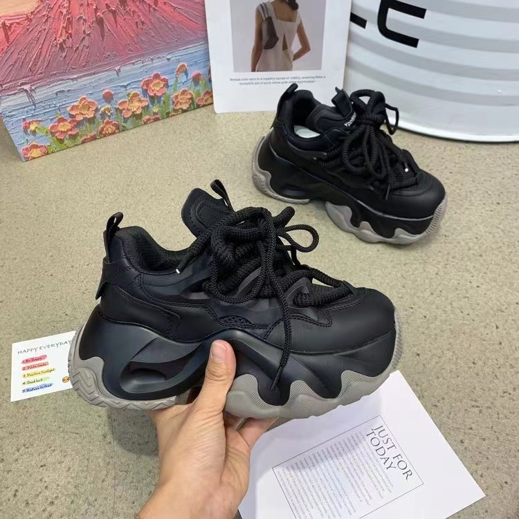Clunky sneakers for women 2023 new autumn platform shoes increased sneaker ins autumn and winter casual running shoes