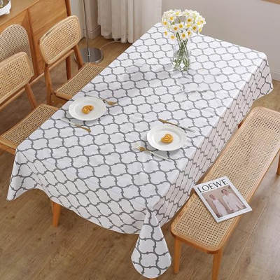 Nordic-style printed tablecloth PEVA composite flannel table cloth waterproof and oil-proof wiping tablecloth