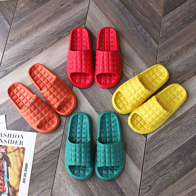 2024 New Style Home Slides Summer Indoor Couple Slippers Men's EVA Bathroom Household Home Slippers Women