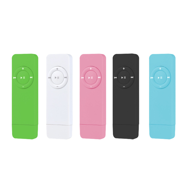 Cross-border wholesale new long strip with external speaker card MP3 student sports U disk type lanyard Walkman manufacturers