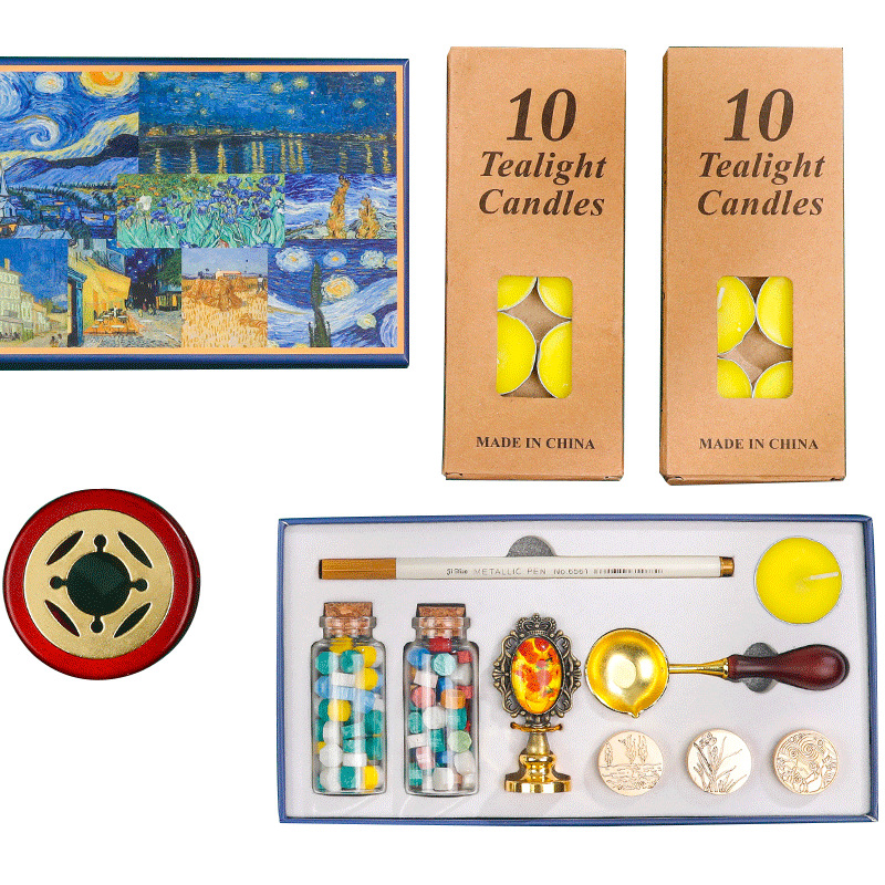 Fire Paint Seal Seal Head Sealing Wax Stamp Envelope Sealing Fire Paint Wax Magic Academy Series Birthday Gift for Boys