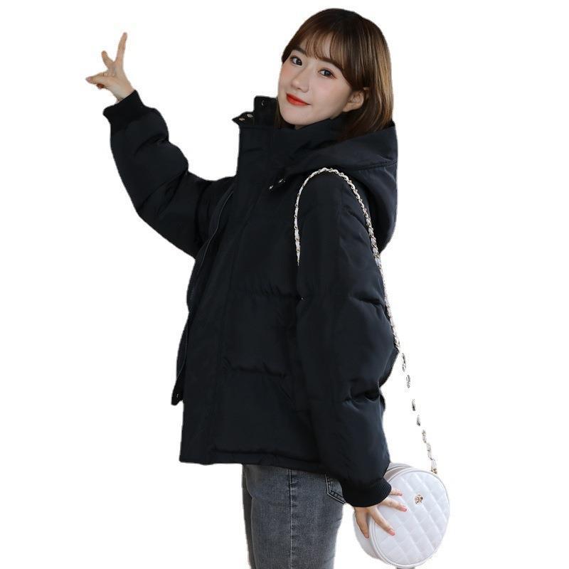 2024 autumn and winter new cotton-padded coat women's short down cotton-padded coat Korean style loose hooded thickened coat fashion cotton-padded coat fashion