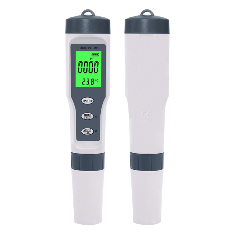 Explosions three-in-one ph tester meter acidity meter tds water quality testing pen foreign trade quality ph tester