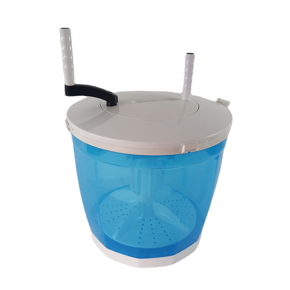 Foreign trade cross-border household outdoor hand-cranked dehydration laundry basket factory does not use electric washing machine camping manual washing offline