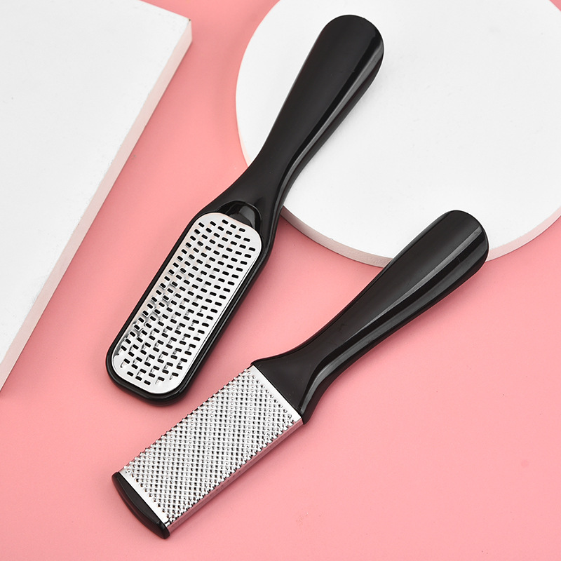 Stainless steel foot file suit dead skin removing calluses foot grinder household foot rubbing board pedicure tool 21-piece set