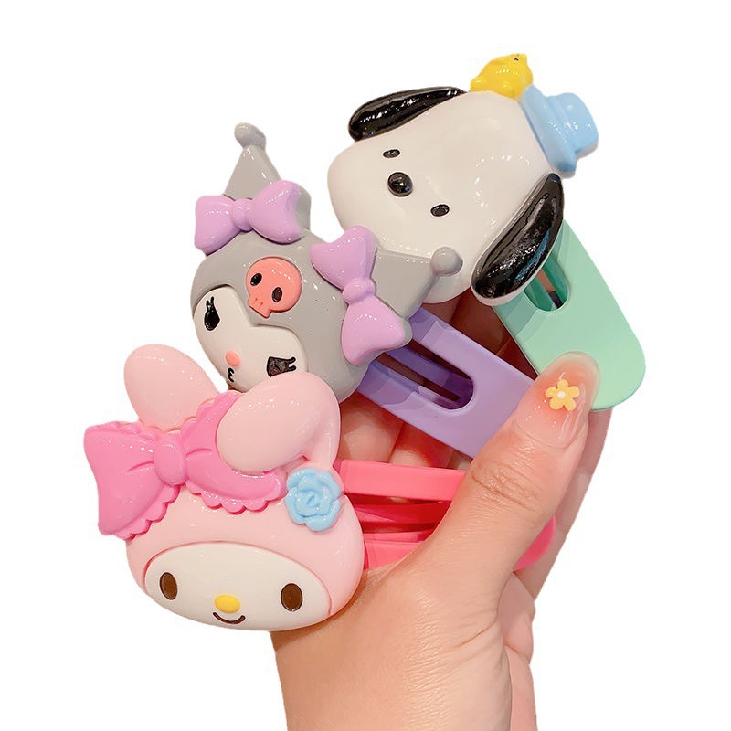 Новый Мультфильм шпилька милая девушка челка клип Sanrio серии мультфильм студент весело Утконос Клип coolomi