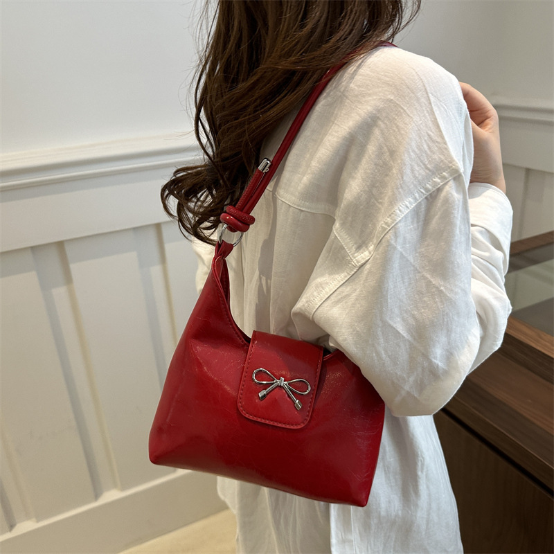 Portable Fashionable Small Square Bag South Korea Instagram Popular Shoulder Bag 2024 Summer Niche Simple Crossbody Bag for Women