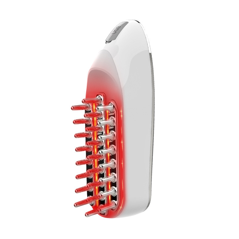 EMS Micro-current Scalp Massage Comb LED Red Light Vibration Meridian Comb Household Scalp Electric Health Hair Massage Comb