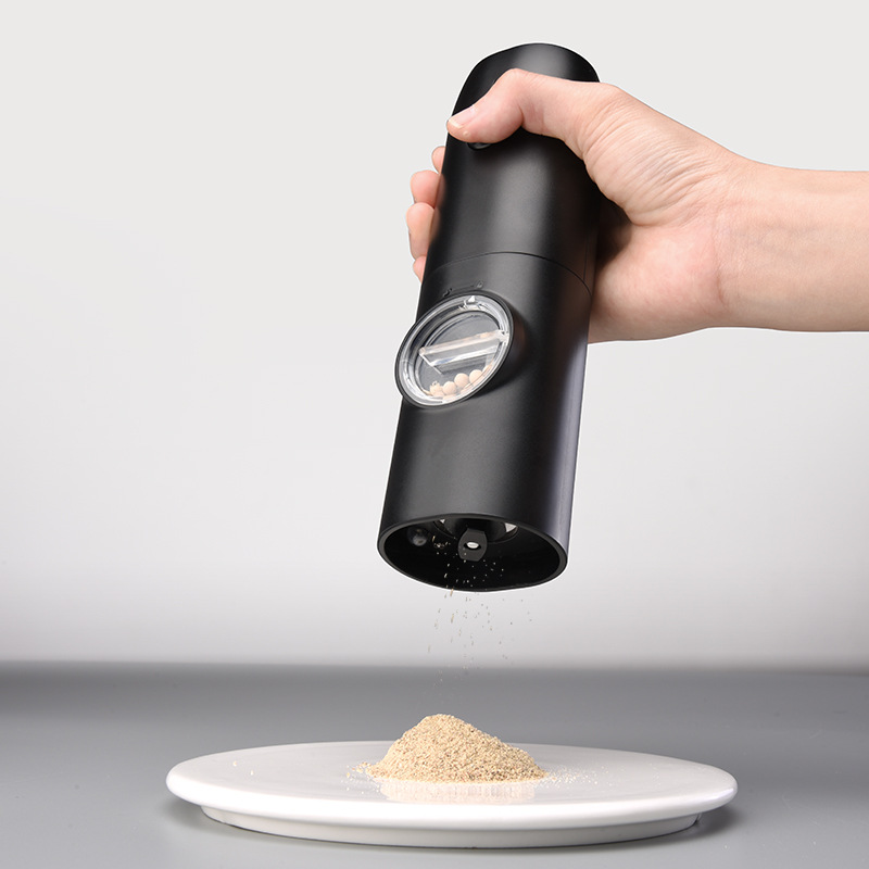 Factory wholesale cross-border high-grade portable two-pack power tools sea salt black pepper seasoning automatic grinder