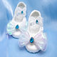 White Children's Dance Shoes Soft Sole Practice Cat Claw Shoes Temperament Elegant Ballet Dance Shoes for Kindergarten Performance