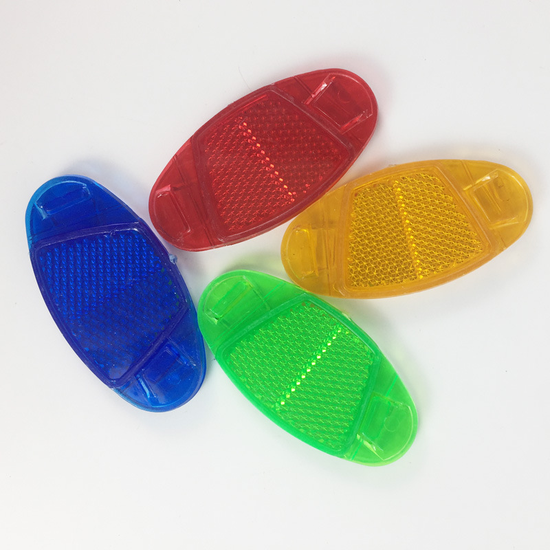 Factory special bicycle reflective spoke rear light reflective warning light children's stroller decorative color wheel film
