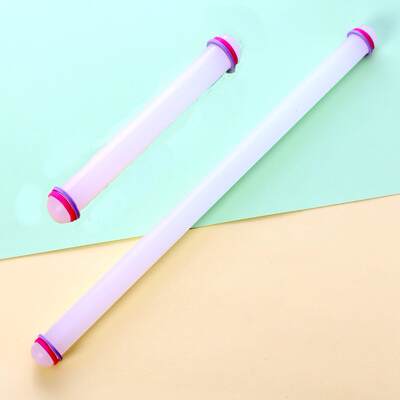 Cake Baking Multi-size Sugar Belt Rubber Ring Non-stick Rolling Pin Plastic PP Non-stick Plain Stick Simple Pack