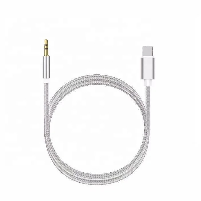 Applicable to lightning to 3.5 male Apple iphone audio cable AUX mobile phone car audio adapter cable