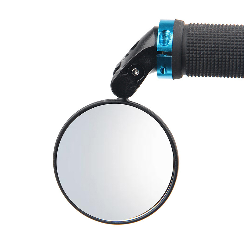 Bicycle rearview mirror mountain road car foldable convex rearview mirror plug mirror riding equipment