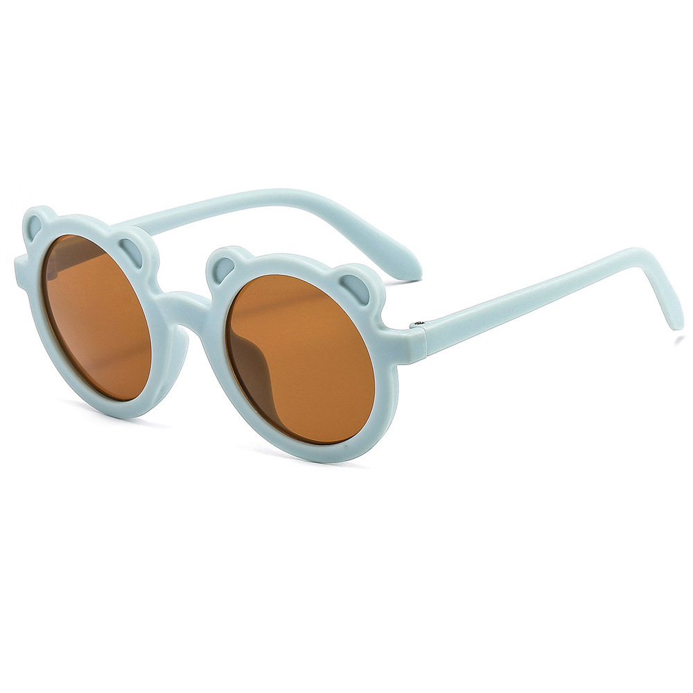 New Beige Sunglasses Children's Sunglasses Fashion Trendy Bear Glasses Ins Explosive Girls Glasses
