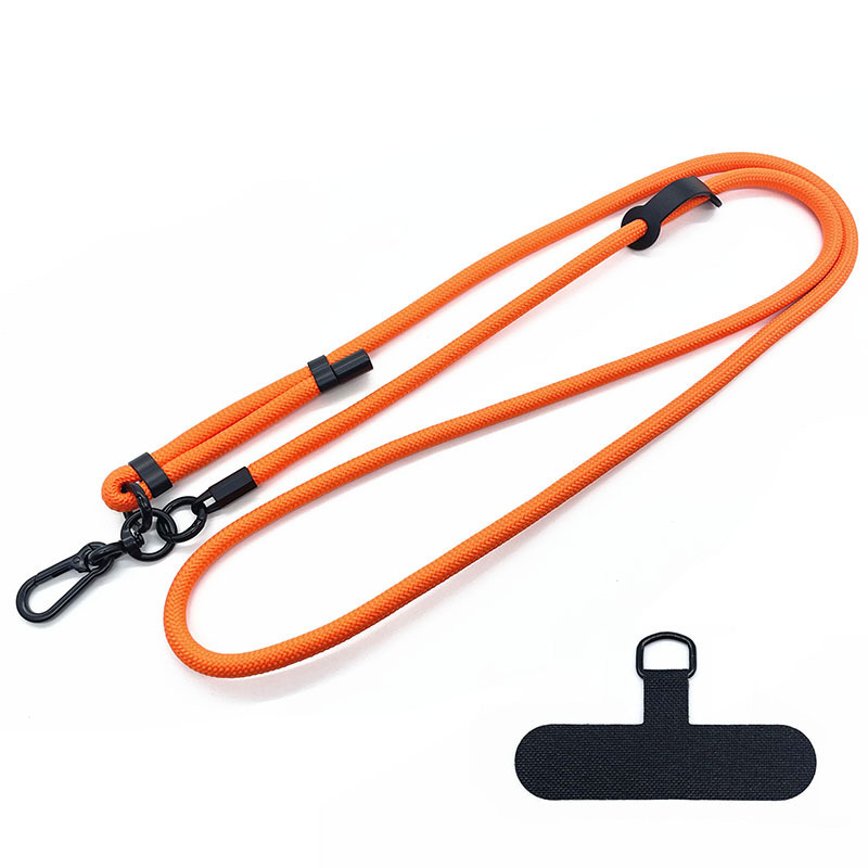 8MM adjustable mobile phone gasket lanyard mobile phone case lanyard outdoor crossbody neck rope clip removable