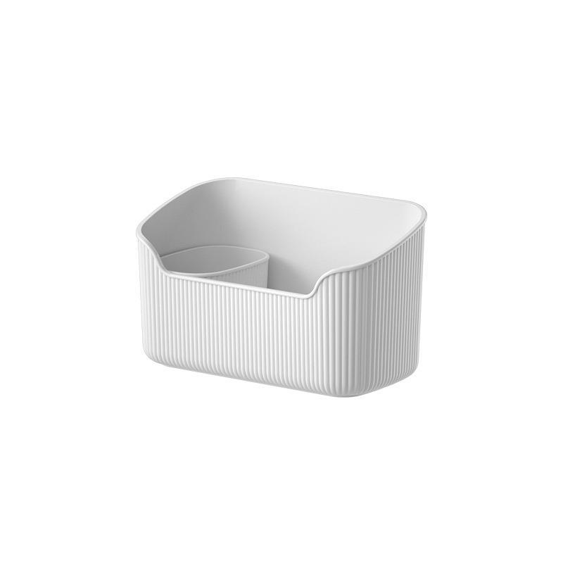 Mirror Cabinet Cosmetic Storage Box Beveled Desktop Dressing Table Skin Care Perfume Built-in Storage Bathroom Cabinet