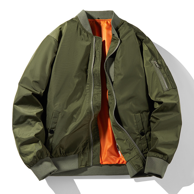 Jacket men's cross-border new cotton and thickening air force ma1 pilot motorcycle jacket plus size American flight suit