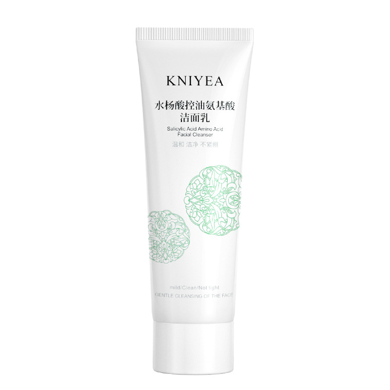 Amino Acid Facial Cleanser Wholesale Salicylic Acid Facial Cleanser Mild Oil Control Cleaning Mite Removal Student Wash Protection Hydrating Drainage