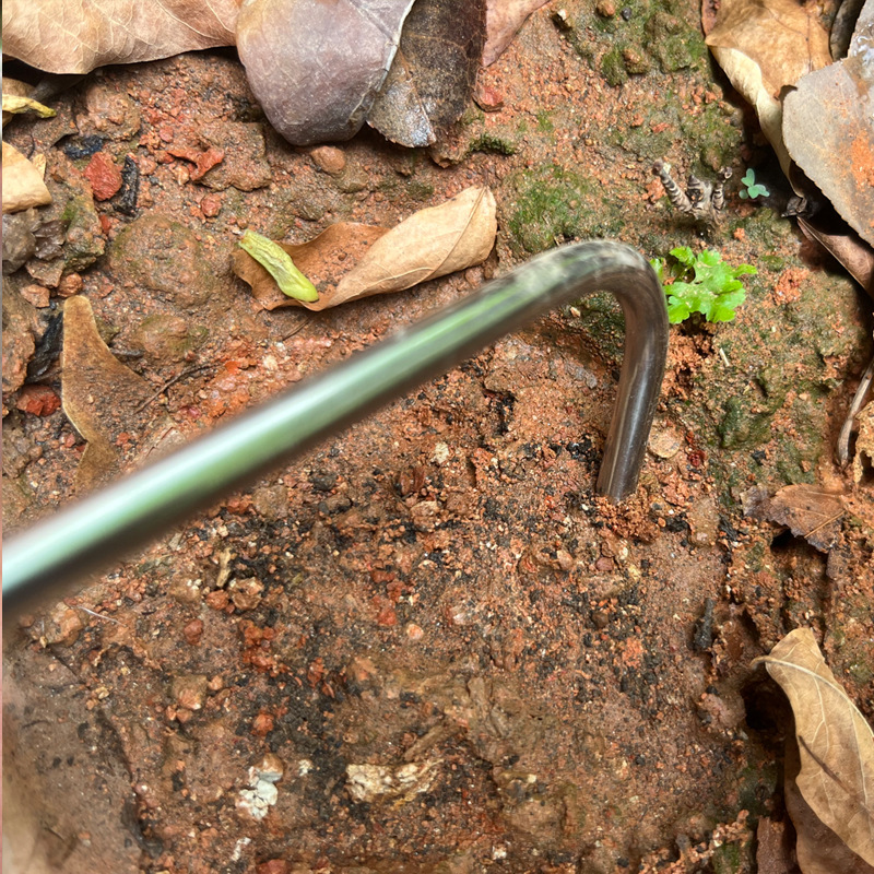 Wooden handle single claw root hook soil loosening tool root hook gardening bonsai conservation tools soil loosening pot gardening tools