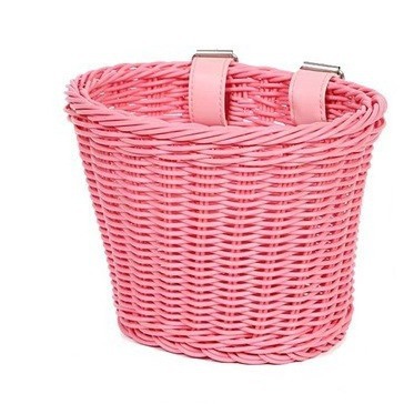 Rattan-like children's bicycle basket Walker balance cart trolley snack storage basket washable