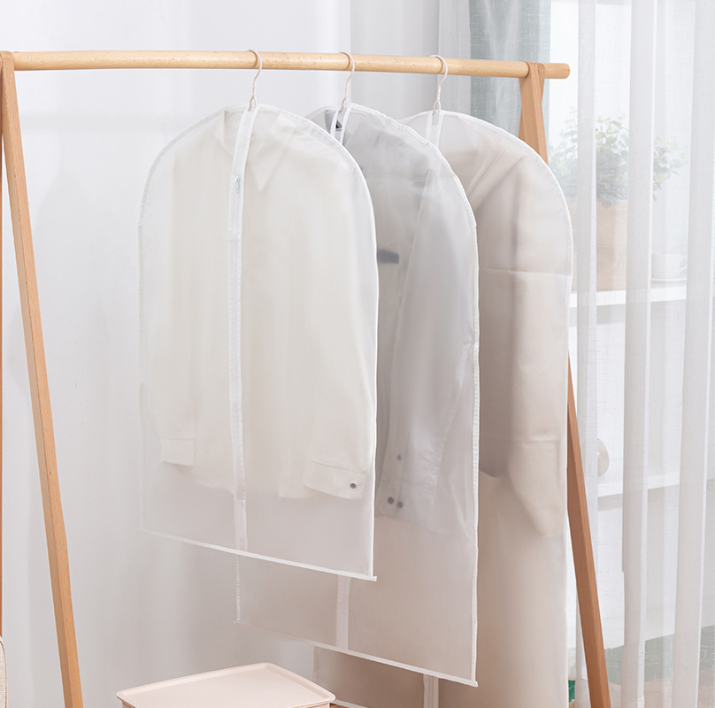Clothes Dust Cover Clothes Storage Bag Clothes Finishing Bag Waterproof Dust-proof Wardrobe Hanger Storage Bag