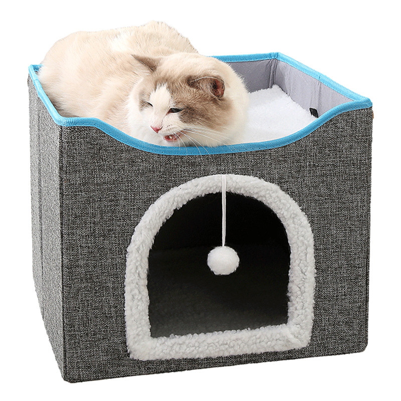 二重猫の巣四季通用多猫家庭夏家型床屋別荘閉鎖型猫ペット用品|undefined